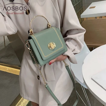 

Aosbos Women Handbags PU Leather Flap ToteBags for Women Designer Summer Crossbody Bags Ladies Shoulder Messenger Bag for Female