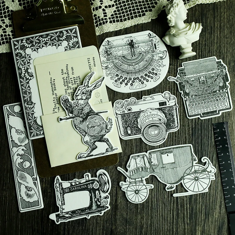 

vintage Stickers Crafts And Scrapbooking stickers book Student label Decorative sticker DIY Stationery