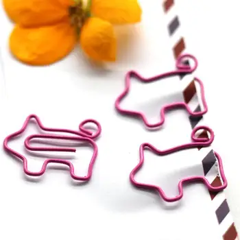 

10Pcs Cute Pig Lip Cloud Bookmark Paper Clip Pin for Office School Stationery