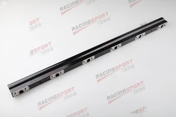 

For B-MW M30 S38 High Flow CNC Billet Aluminum Alloy Fuel Rail BLACK