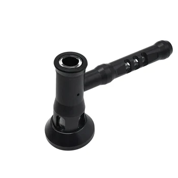 

COURNOT Premium Aircraft Aluminum Water Smoking Pipe 136MM Glass Bowl Metal Tobacco Herb Pipes Hookah Shisha Smoke Water Pipe