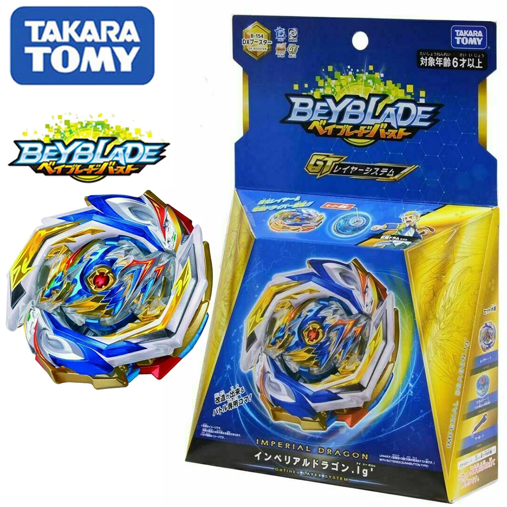 Youngtoys Beyblade Burst GT B-154 DX Booster Imperial Dragon Ig Battery LR44 x3 Included