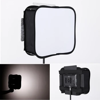 

Black LED Flash Grid Light Folding Softbox Studio Light Portable Portrait Shooting Special Softbox Light Box Camera Accessories