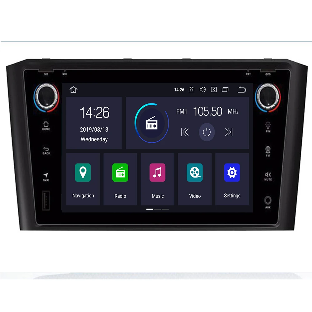 Автомобильный DVD-плеер 2 Din Android 10 8 ядер для Toyota Avensis T250 20022003 2004 2005 2006 2007-2008 Авторадио