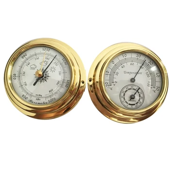 

New Double Wall Mounted 98mm Barometer Temperature and Hygrometer