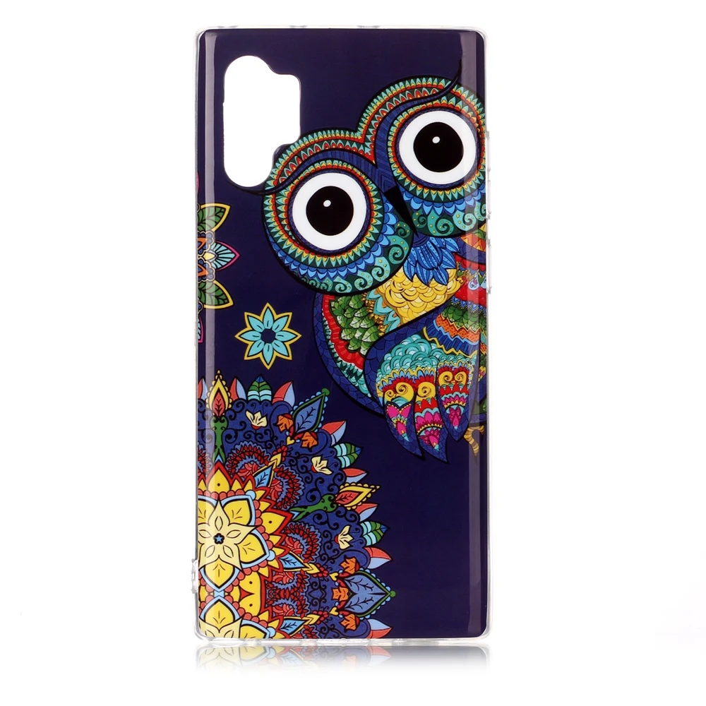 Note10+ чехол с животными для samsung Note 10, блестящий милый чехол s Для Samsng Galalxy Note10 Plus, Ультратонкий защитный чехол для телефона - Цвет: Прозрачный