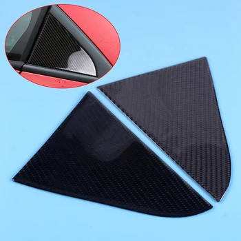 

DWCX Car Carbon Fiber Rear Window Triangle Cover Trim Panel Fit for Chevrolet Cruze 2009 2010 2011 2012 2013 2014 2015