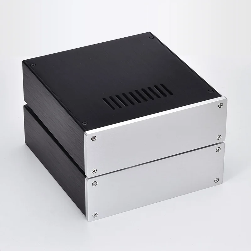Новый D2207 DIY полностью алюминиевый корпус усилителя блок питания Корпус для