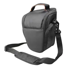 DSLR Camera Bag Fashion Shoulder Cross Digital Case Waterproof W/ Rain Cover DSLR Soft