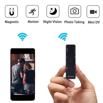 

Mini Camera Wifi Hotpot H.264 HD Video Audio Recorder Micro Cam Gizli Kamera DVR Magnetic Body Camcorder Support Hidden TF Card
