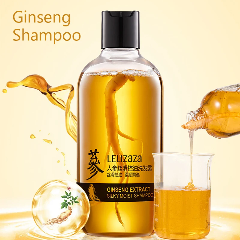 Ginseng Essence Hair Shampoo Repair Hair Growth Anti Dandruff Nourishing Shampoo Herb