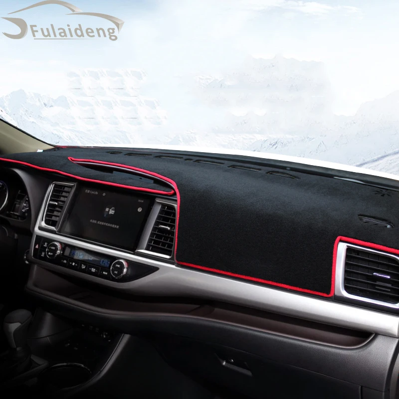 Для Toyota Highlander- панель управления протектор тире коврик Солнцезащитная Накладка для машины Pad аксессуары для стайлинга автомобилей