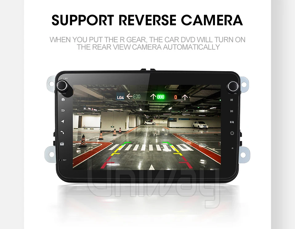 Perfect uniway KCDZ8071 2G+32G android car dvd for vw polo passat b6 b7 golf 5 tiguan skoda octavia rapid fabia car radio navigation 9