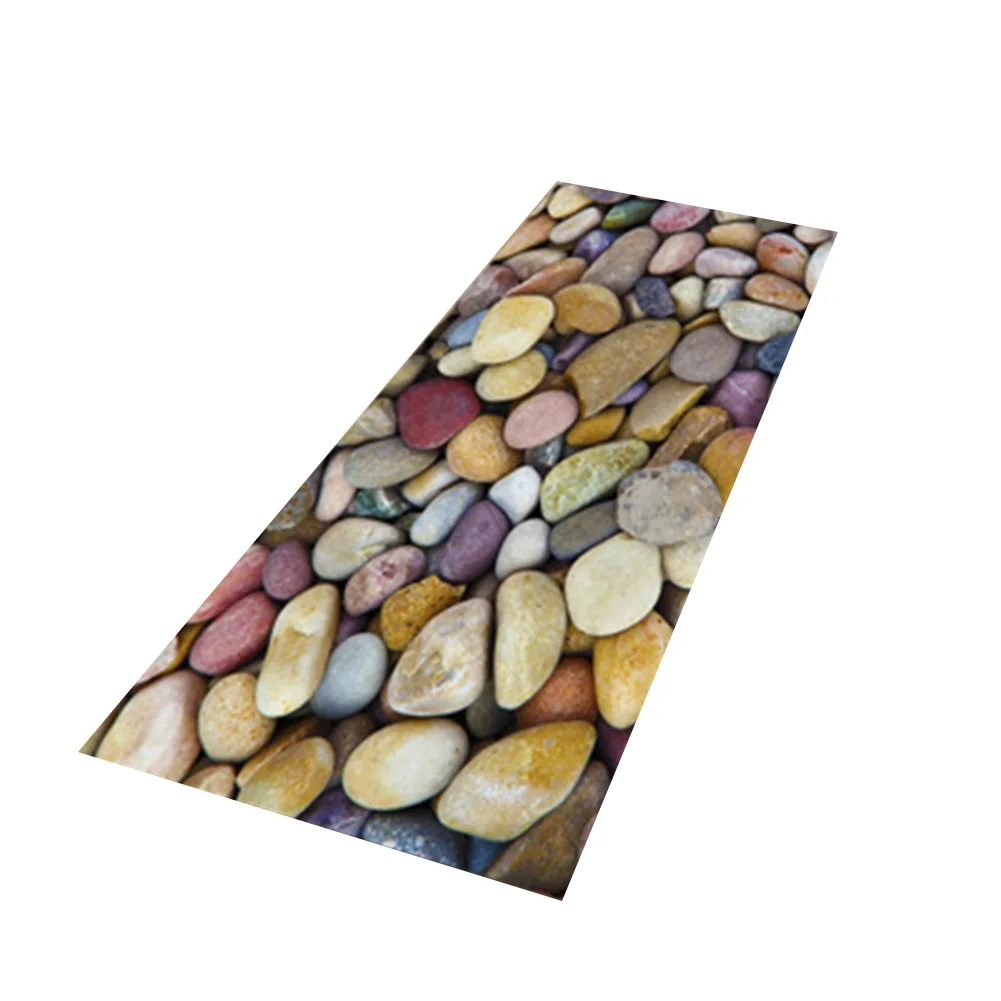 

Bedroom Soft Stone Carpet Entry Non-Slip Mats Bathroom Absorbent Mat Machine Wash Polyester Yoga Mat DC156