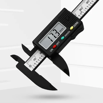 

100mm 4 Inch 3 Keys LCD Electronic Digital Vernier Caliper Gauge Measure Micrometer Woodworking Professional Measurement Tools