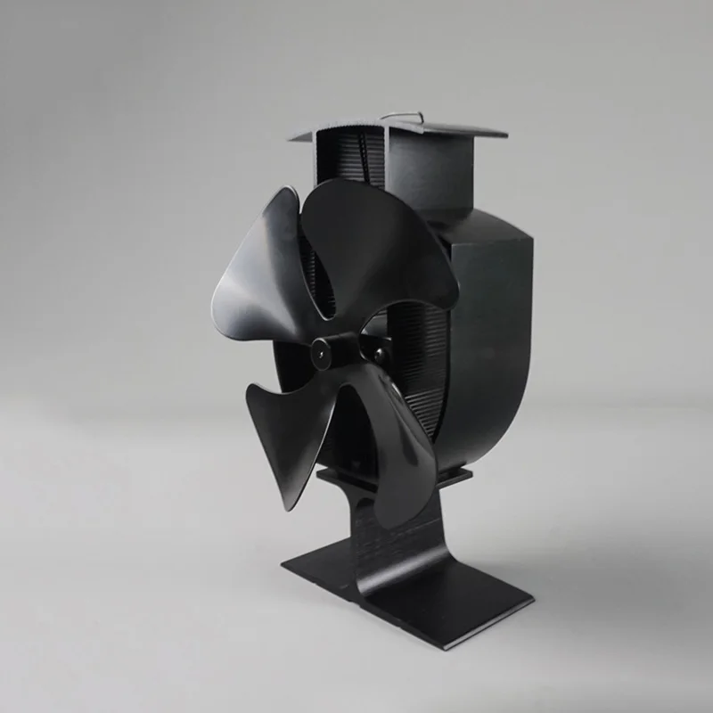 

Free Shipping Wood Stove Eco Fan - Heat Powered 4 blade Blade Fireplace Blower Fan for Efficient Heat Distribution
