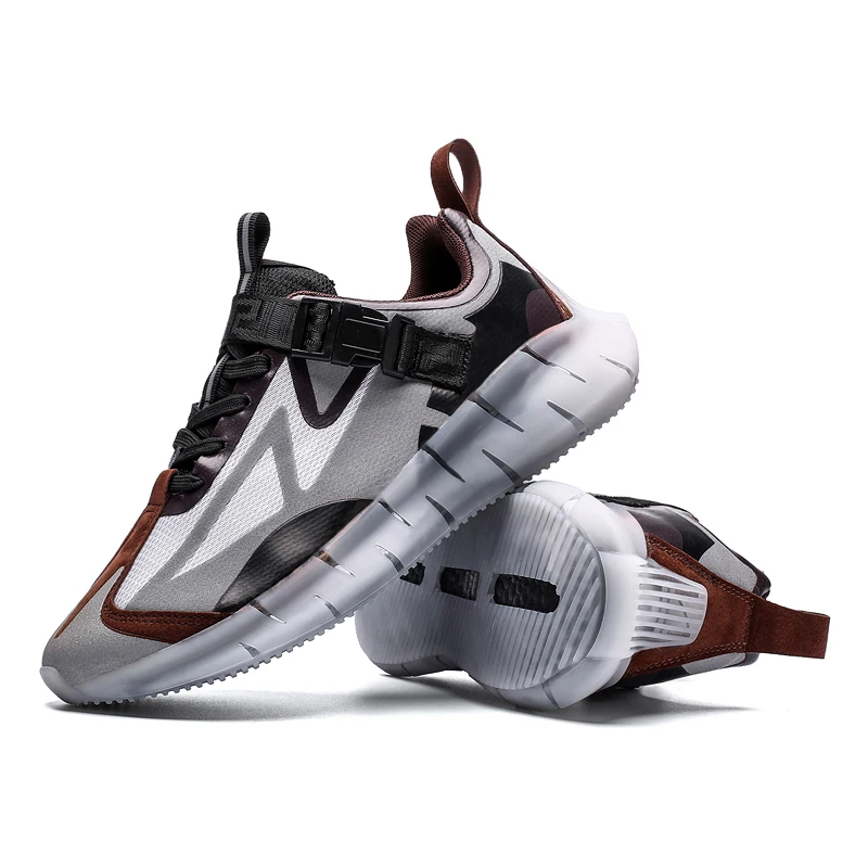 

New Arrival Color Changing Dragon Ultraviolet Ray Color Changing Night Glowing Shoelaces Coconut Shoes Fly Woven MEN'S SHOES