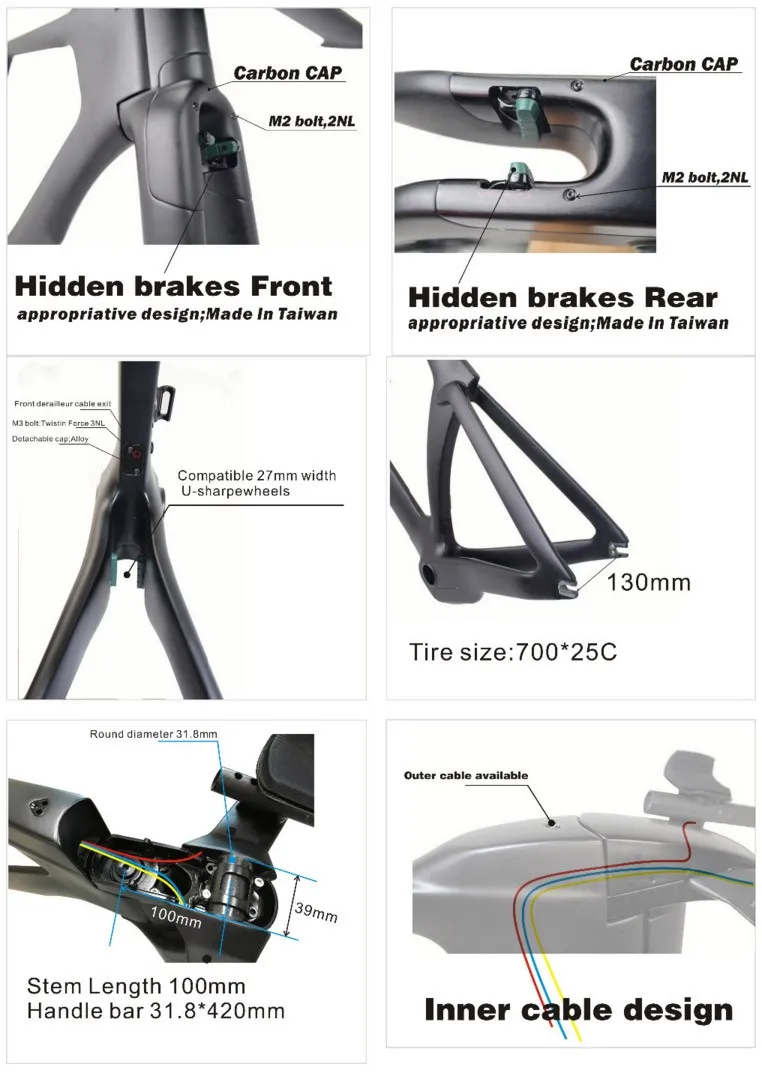 OEM Carbon triathlon bikes TT frame Carbon Time Trial Frame for TT bike
