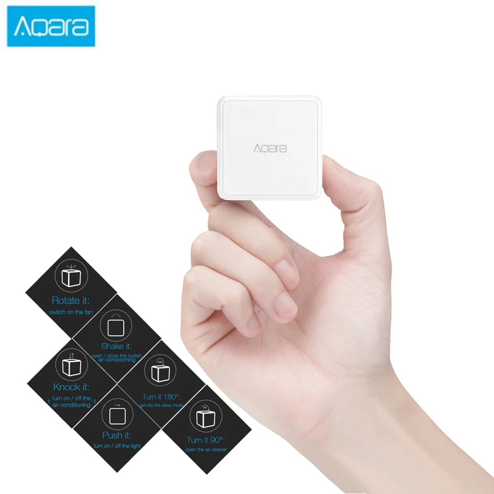 Aqara Magic Smart Cube контроллер Zigbee версия управляется шесть действий умный дом