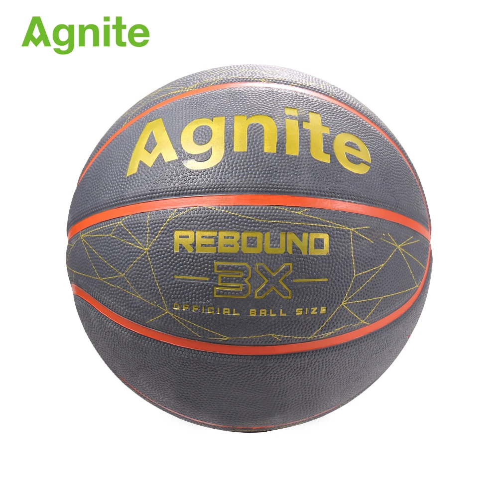 

Agnite F1159 Rubber Basketball Children Adult Entertainment Fitness Basketball Particle Non-slip