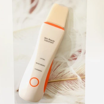 

Professional Ultrasonic Facial Skin Scrubber Ion Deep Face Cleaning Peeling Rechargeable Skin Care Device Beauty Instrument