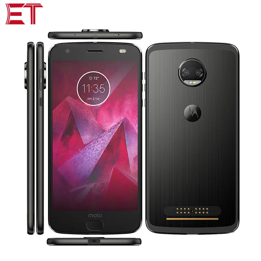 Мобильный телефон Motorola Moto Z2 Force XT1789, 4 Гб ОЗУ, 64 Гб ПЗУ, Восьмиядерный процессор Snapdragon835, 5,5 дюймов, 1440X2560 P, NFC, Android телефон