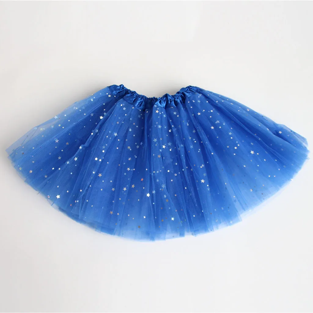 2020 Baby girls fluffy petti skirts tutu Girls Polka Dot Star Sequin Mesh Tutu Skirt Puff Tutu Ballet Girl Skirt