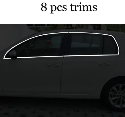 Нержавеющая сталь окна автомобиля планки для volkswagen golf mk6 2008 2009 2010 2011 2012 2013 Гольф 6