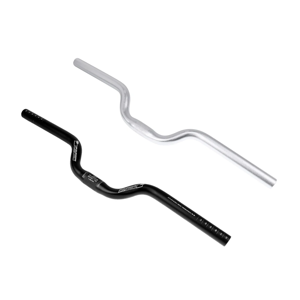 

2 Pieces 25.4mm Aluminum Alloy Handlebar Road MTB Cycling Bike Bicycle Riser Bar Including White and Black 2 Colors