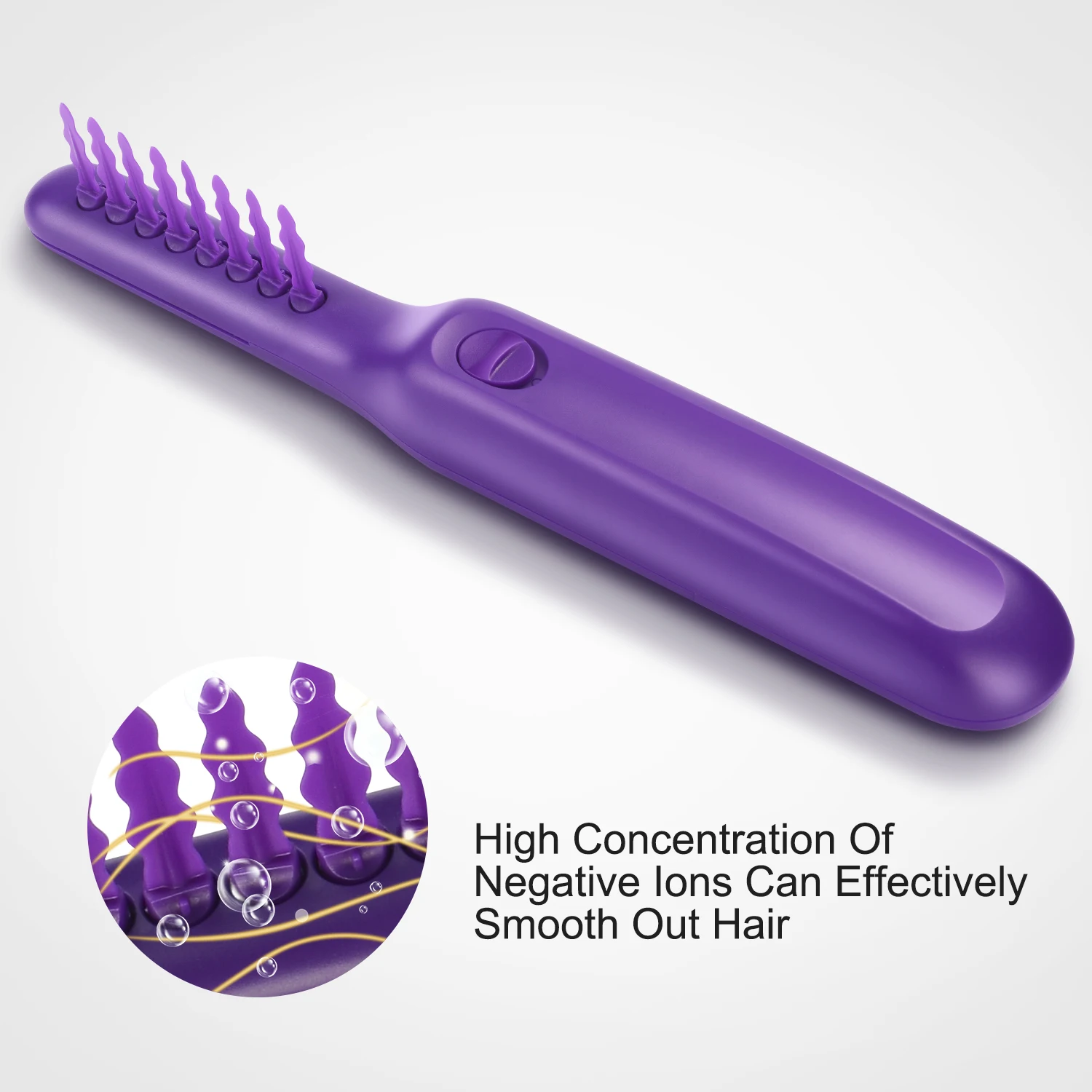 

Electric Detangling Brush Hair Curly Detangle Brush Scalp Massage Comb Loosen Knots For Wet and Dry Hair Adults Kids