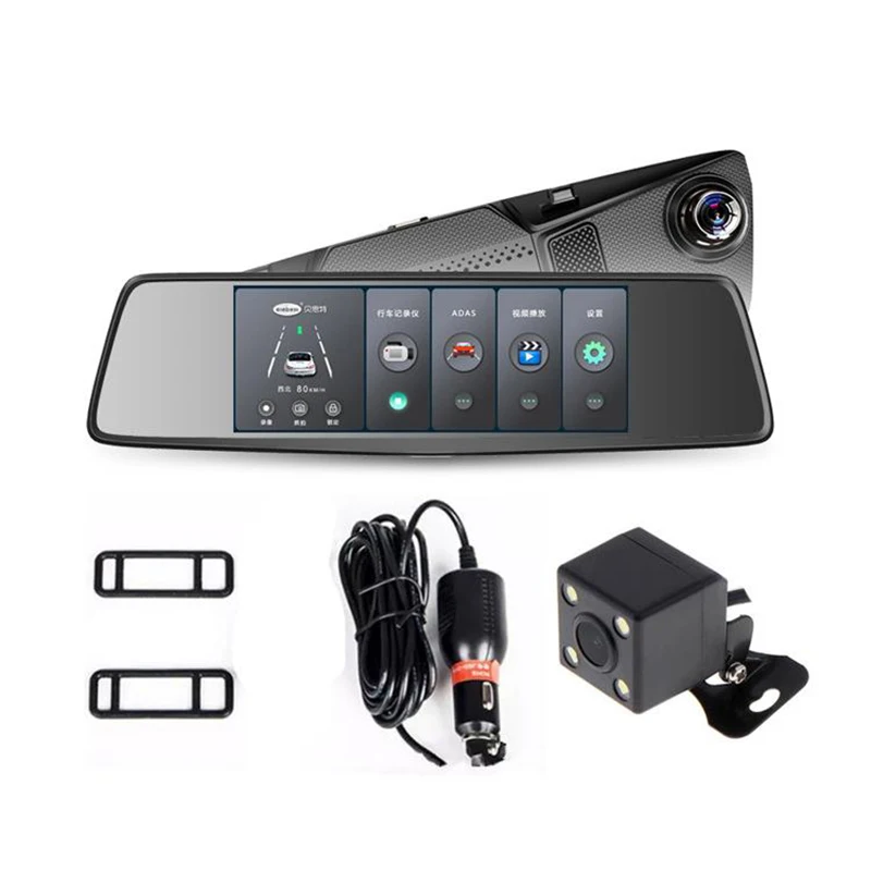 7 Inch Full HD 1080P Car DVR Camera Auto Rearview Mirror Dash Digital Video Recorder Dual Lens Registration Camcorder | Автомобили и