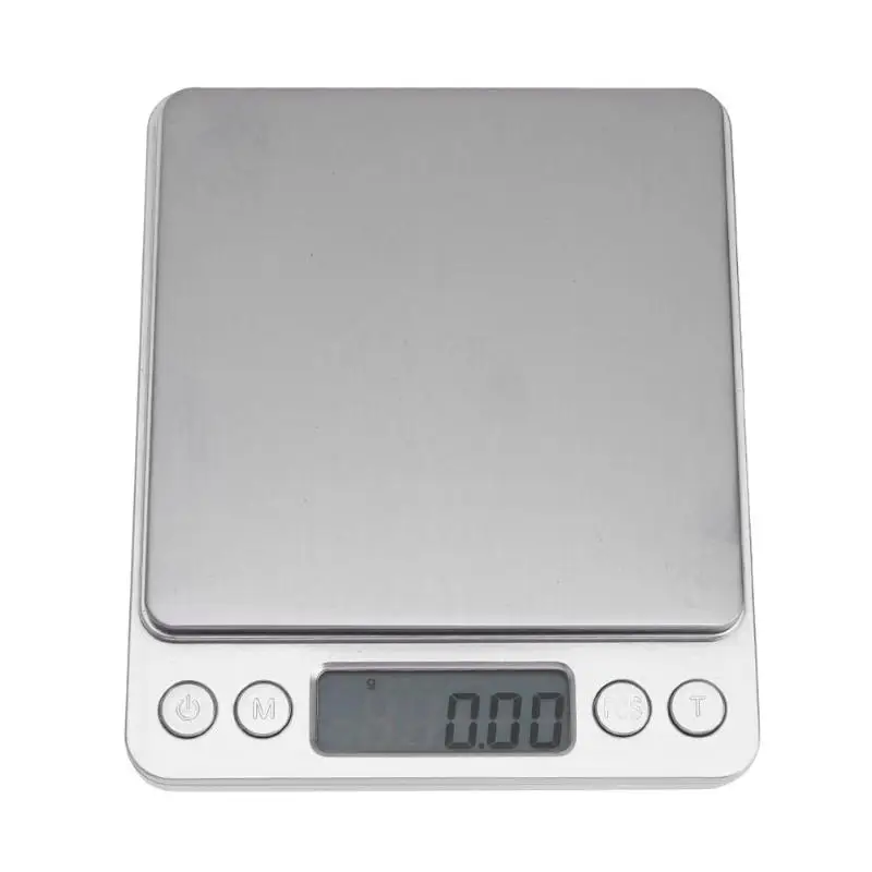 

500g x 0.01g 2kg x 0.1g 3kg x 0.1g Waterproof Electronic LED Luminous Digital Jewelry Scale Mini Portable Kitchen Weighing Tool