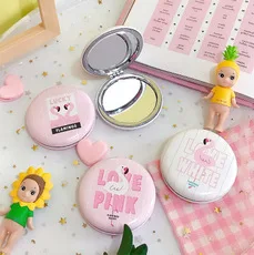 AliExpress горячие продажи напрямую от производителя Маленькие сделанные каждая ткань хлеб складное зеркало для макияжа офисная красота