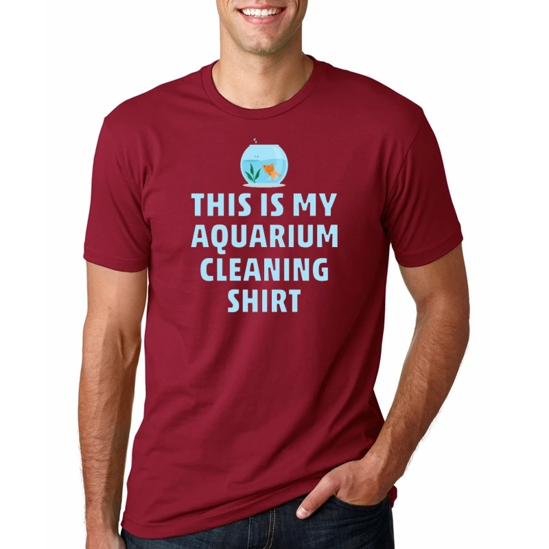 This Is My Aquarium Cleaning Shirt Gold Fish Pet Lover Tee Men'S T Shirts Short Sleeve O Neck