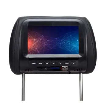 

7 Inch Built In Speaker Universal USB Camera Seat Back Headrest Monitor Player Video Support Digital Car Multi Media LED Screen
