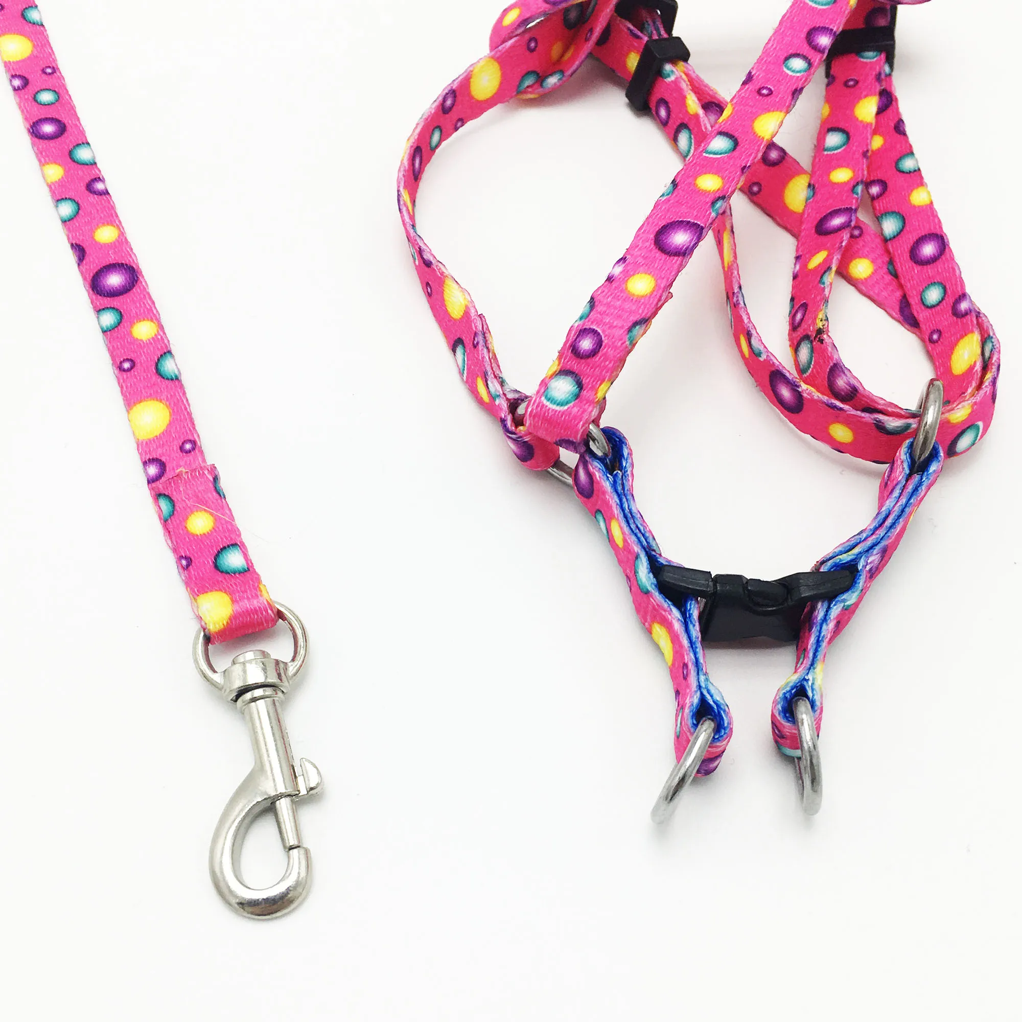 Bonzerpet ошейник из полиэстера для щенков и кошек, регулируемый поводок, поводок для бега, прогулок, поводок для маленьких собак, Тяговая веревка 120 см