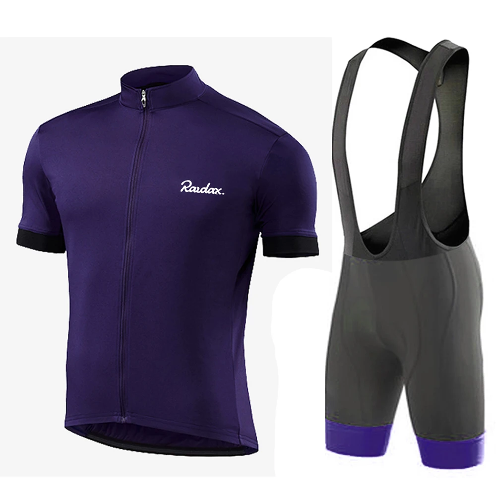 Cycling Jersey 2025 Team Raudax Men Cycling Set Racing Bicycle Clothing Suit Breathable Mountain Bike Clothes Sportwears 3