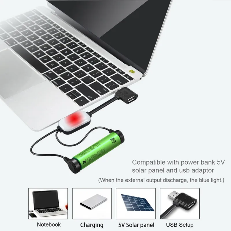 

Mini Charging/Discharging Power Bank Multifunction Magnetic USB Charger A10 18650 Battery Charger for Li-ion Batteries