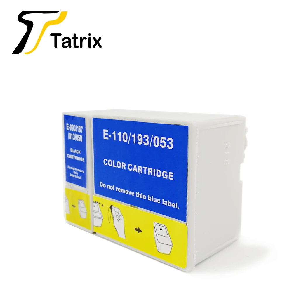 

Tatrix For Epson T013 T050 T053 Compatible Ink Cartridge for Epson Stylus Photo 700 / 710/ 720/ 750/ EX2 /EX3/ IP-100 printer