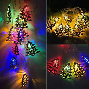 

10PCS LED String Light Battery Christmas Party Decorative Lamp Tool Wire LED String lights Holiday lighting For Party Decoration
