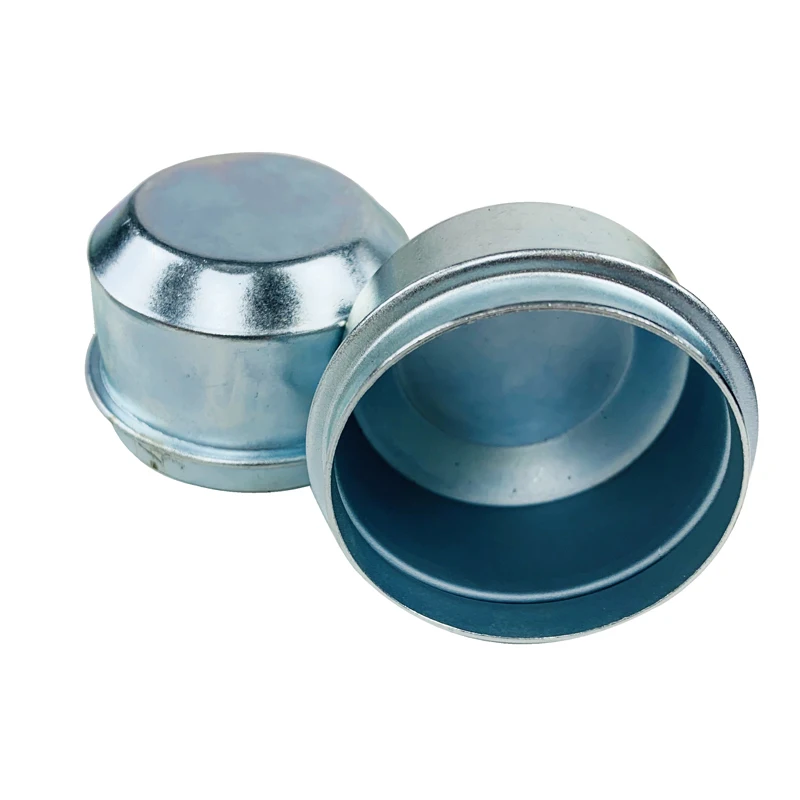 EgoTrailer 4pcs Replacement 45mm Metal Dust Cap Wheel Hub Trailer Bearing Dust Grease Cover