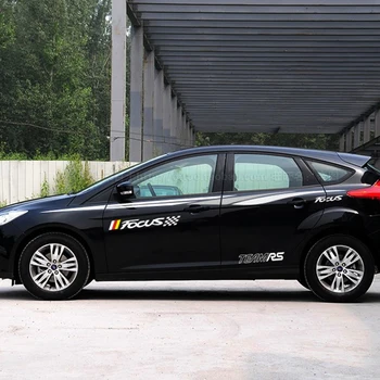 

1 Set Whole Body Waist line Sport Car-styling Decals And Stickers Car Decoration For Focus 2 3 MK2 MK3 F30 All Sedan Accessories