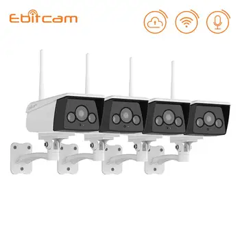 

Ebitcam Wireless Security Camera Outdoor System 1080p Cloud Wifi IP Camera Outdoor Wireless Surveillance Cameras System