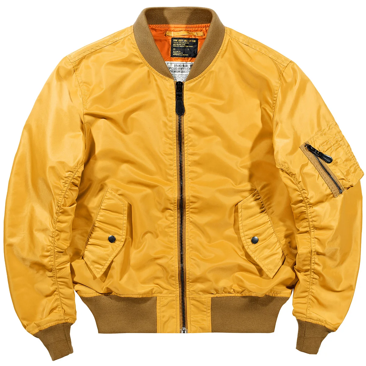 Big Size American Pilot Jacket Men Military Mens Bomber Jackets Chaqueta Hombre Casual Mens Jackets and Coats Solid 4xl HH30JK - Цвет: 3