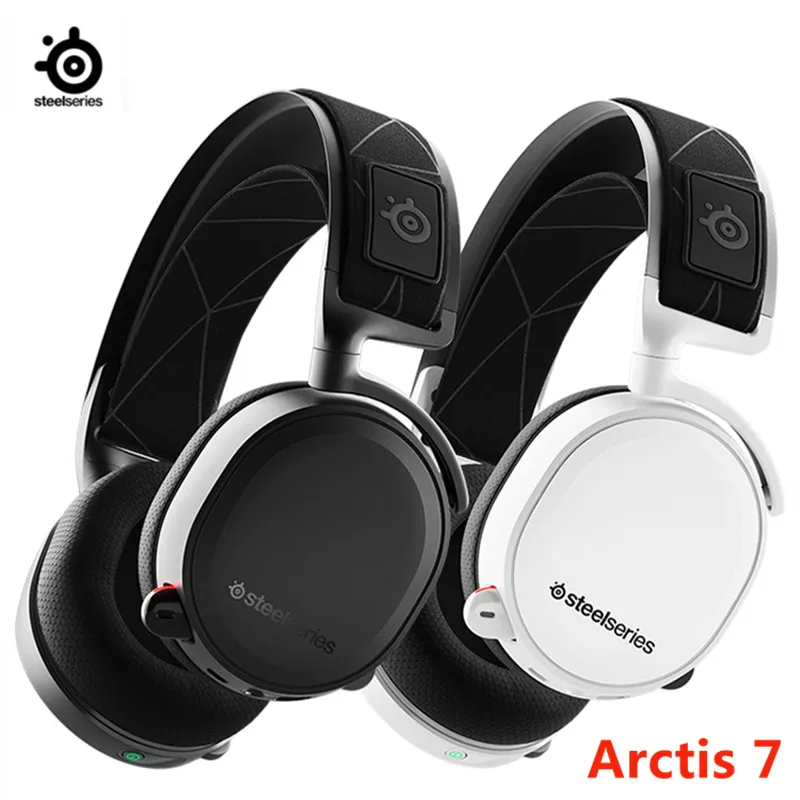 2019 Edition SteelSeries Arctis 7 Gaming Headset High DTSXv2.0 7.1 Wireless  game headset Headphone wear belt wheat