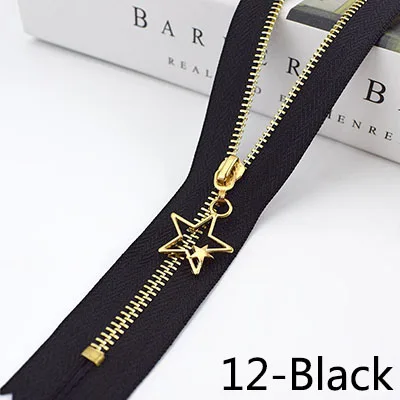12-Black Meetee 10/20 штук 20/30 см 3# металлическая молния с закрытым концом Автоматическая блокировка язычок молнии голова Декор DIY сумка кошелек швейной по индивидуальному заказу аксессуар - Цвет: 12-Black