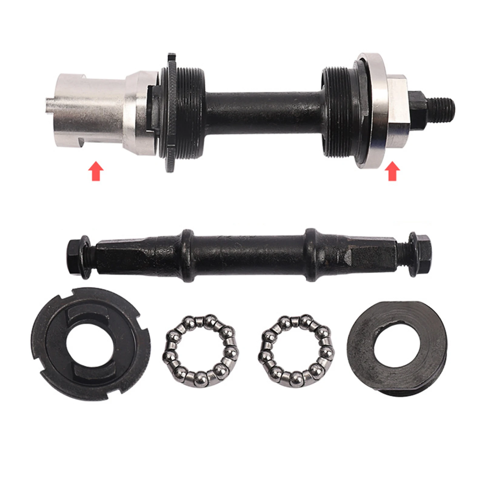 Bike Crank Extractor Arm Remover and Bottom Bracket Remover Lock Ring Repair Tool Steel Spanner Wrench Tool Bicycle Repair Tool