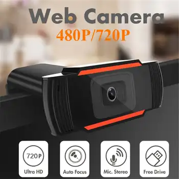 

HD 1080P Webcam Mini Computer PC WebCamera Anti-peeping Rotatable Camera for Live Broadcast Video Conference Work