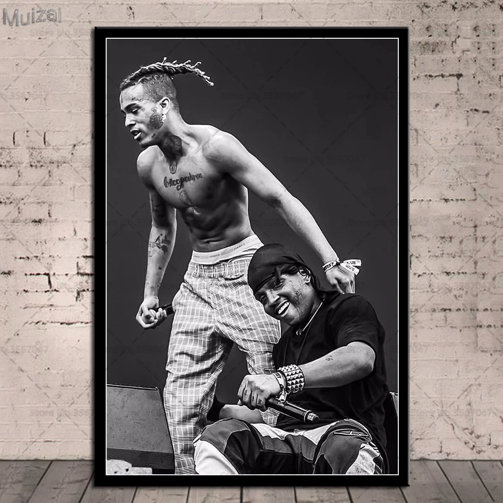 Ski Mask Slump God XXXTentacion Poster Canvas Painting Posters and Prints Wall Art Picture for Living Room Home Decor | Дом и сад