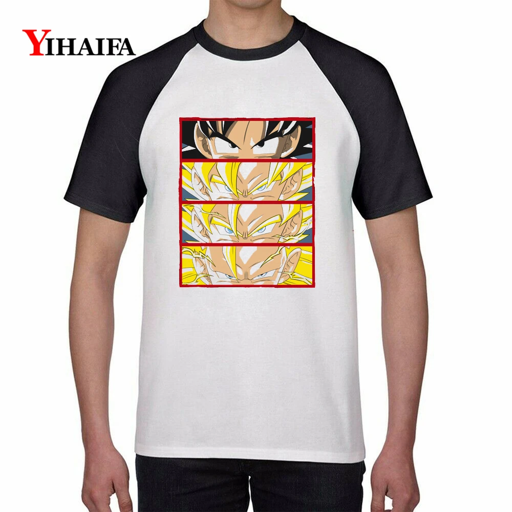 

gym Print T Shirts Dragon Ball Z Goku Son Graphic Tees Men Male Hip Hop Anime T-Shirt Unisex Casual Tops